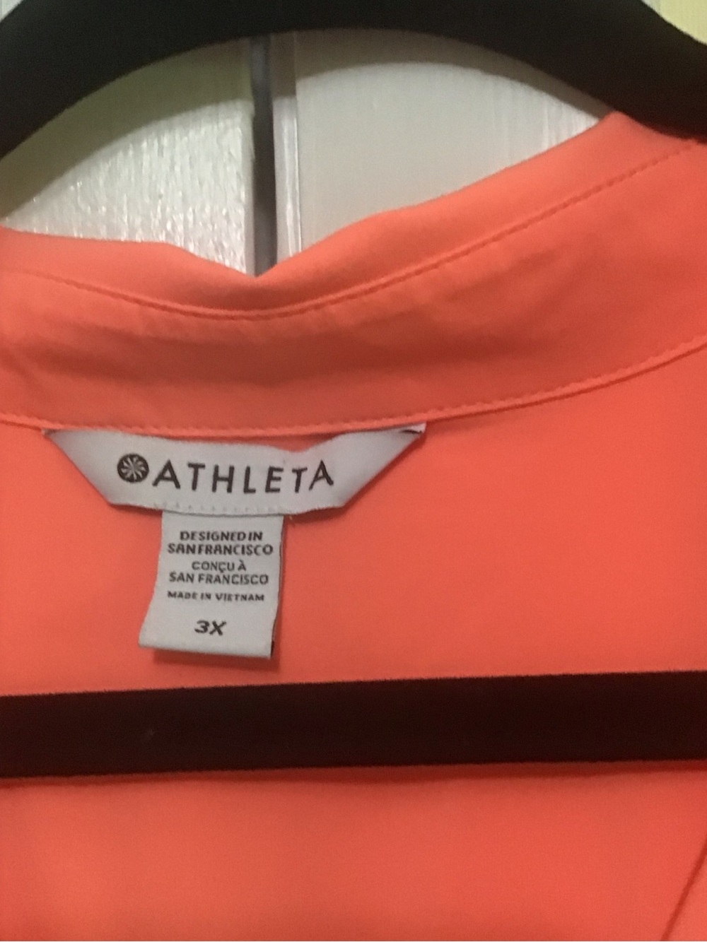 Athleta Neon Coral Performance Jacket